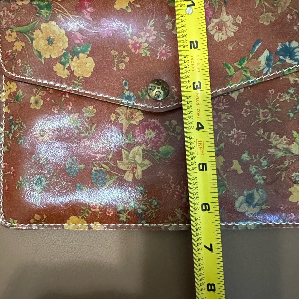 NWOT Patricia Nash Floral Brown Clutch - Picture 6 of 6